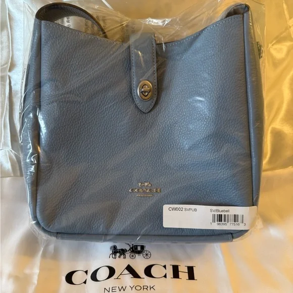 Coach Hadley Light Blue Crossbody/Shoulder Bag - Picture 2 of 5